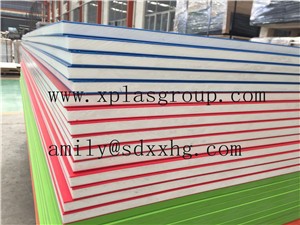 single color and dual color HDPE Sheets